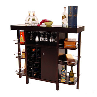 Bars Bar Stools Pubs El Dorado Furniture Philmore Dark Oak Bar