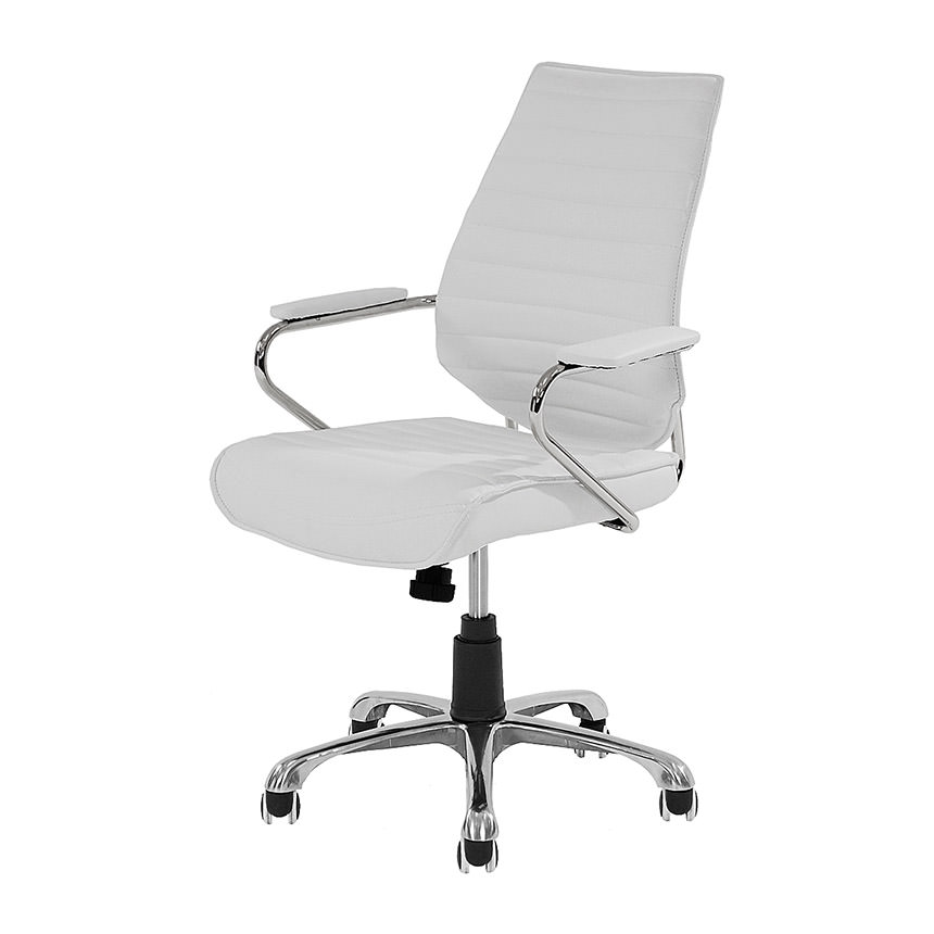 Enterprise White Desk Chair El Dorado Furniture