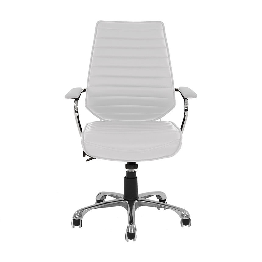 Enterprise White Desk Chair El Dorado Furniture Enterprise White Desk Chair Alternate Image 2 Of 4 Images