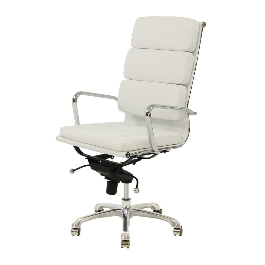 Marconi White High Back Desk Chair El Dorado Furniture Marconi White High Back Desk Chair Main Image 1 Of 5 Images
