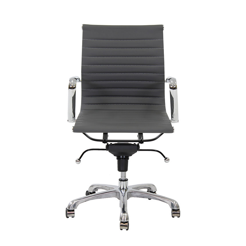 Watson Gray Low Back Desk Chair El Dorado Furniture Watson Gray Low Back Desk Chair Alternate Image 2 Of 7 Images