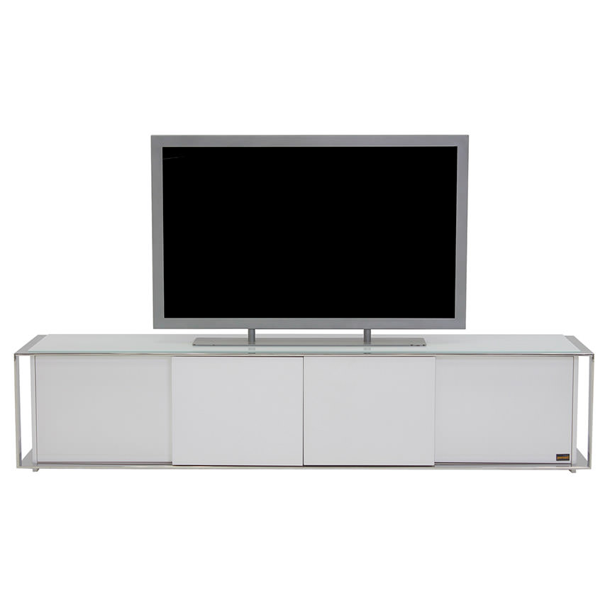 Cecilia White TV Stand El Dorado Furniture