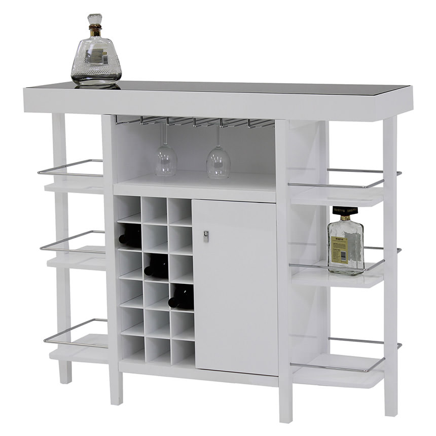 Philmore White Bar El Dorado Furniture Philmore White Bar Main Image 1 Of 13 Images