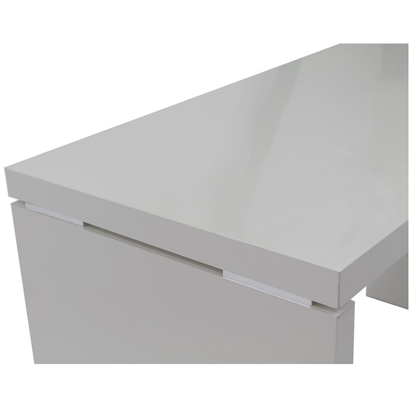 Sedona White L Shaped Desk Made In Italy El Dorado Furniture Sedona White L Shaped Desk Made In Italy Alternate Image 5 Of 6 Images
