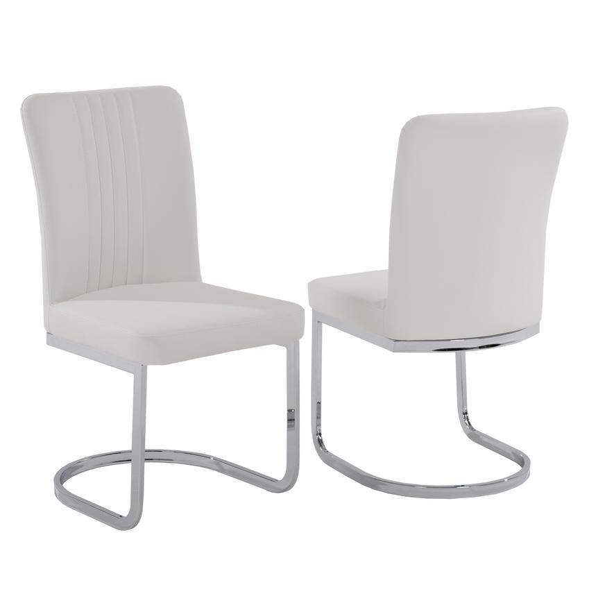 Alina White Side Chair El Dorado Furniture