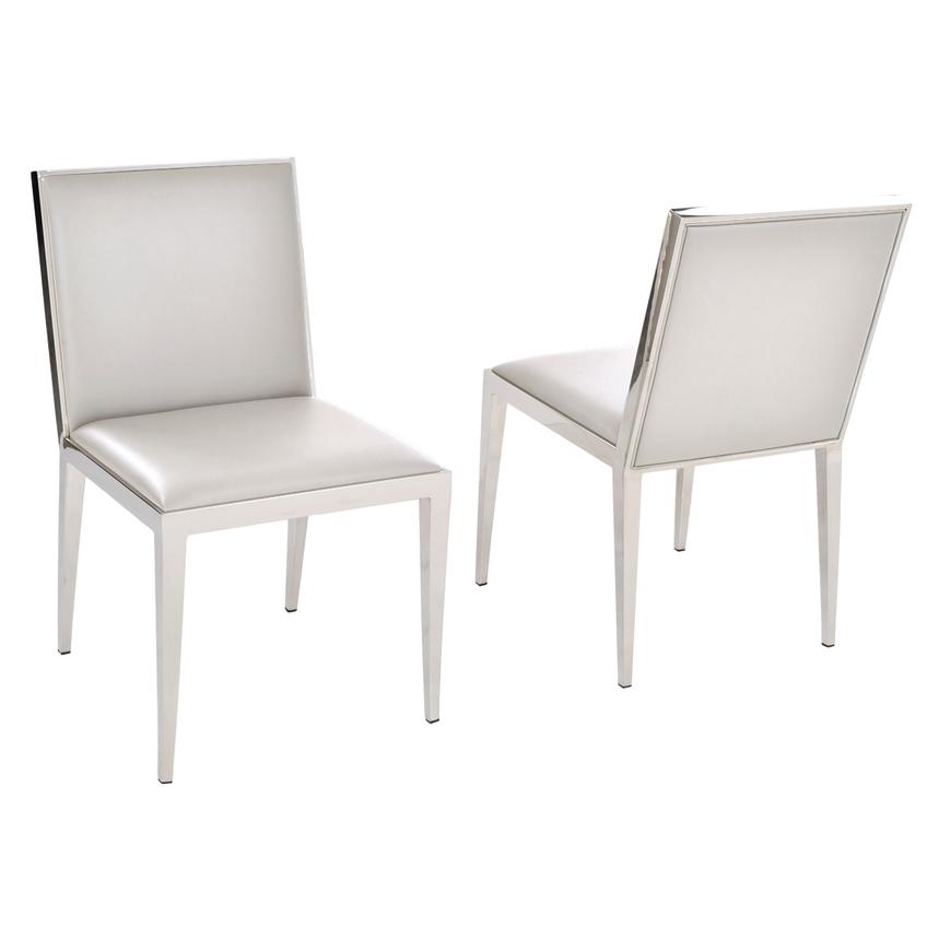 Gemma White Side Chair El Dorado Furniture
