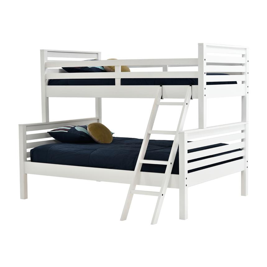 Montauk White Twin Over Full Bunk Bed Made in Brazil El Dorado Furniture