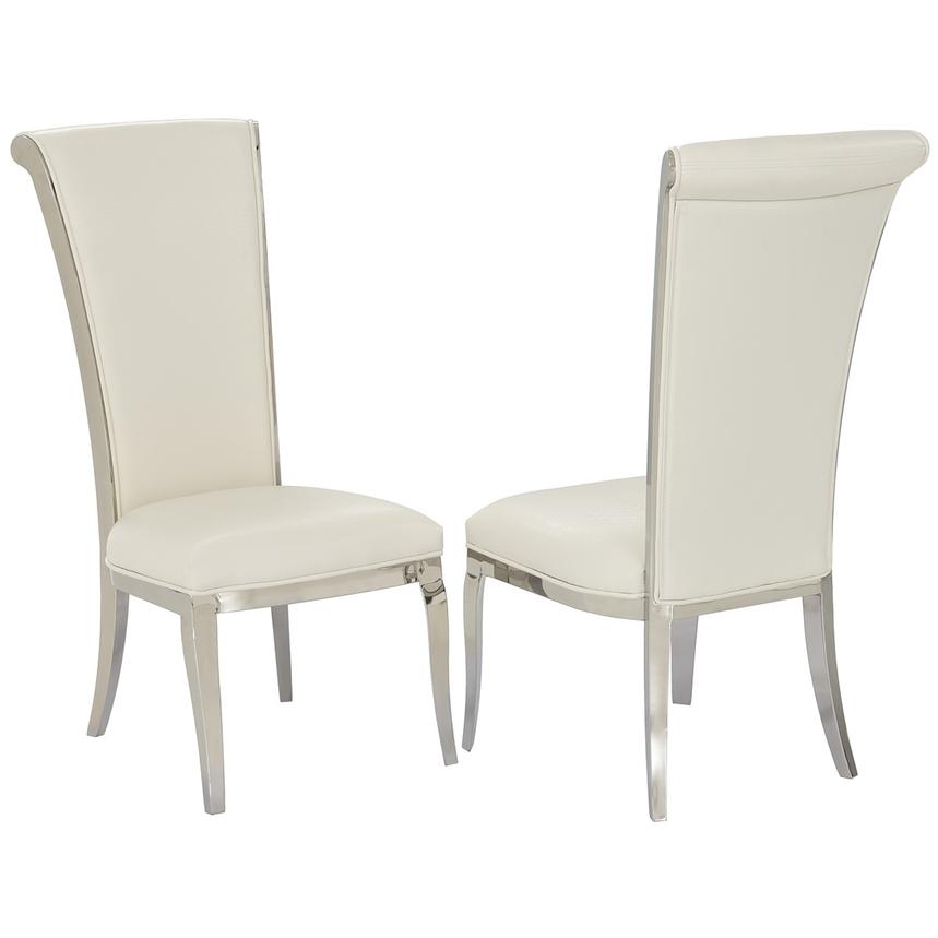 Joy White Side Chair El Dorado Furniture