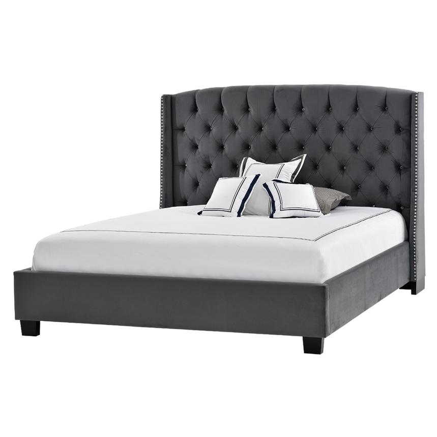 Majestic Gray Queen Platform Bed El Dorado Furniture Majestic Gray Queen Platform Bed Main Image 1 Of 5 Images