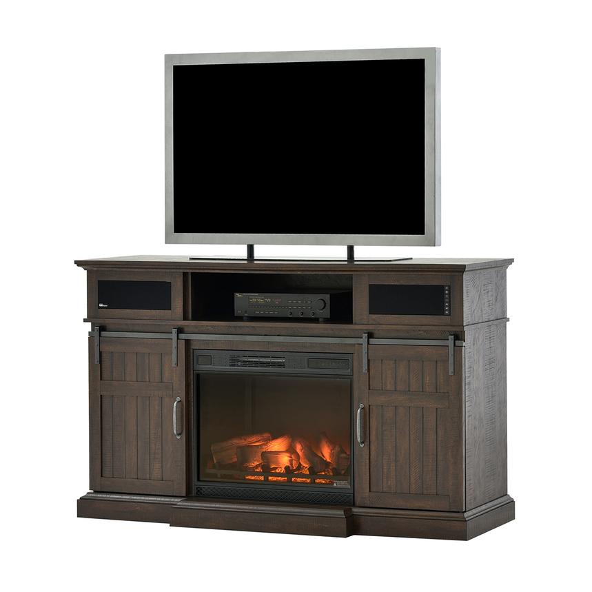 Dianni Faux Fireplace w/Speakers El Dorado Furniture