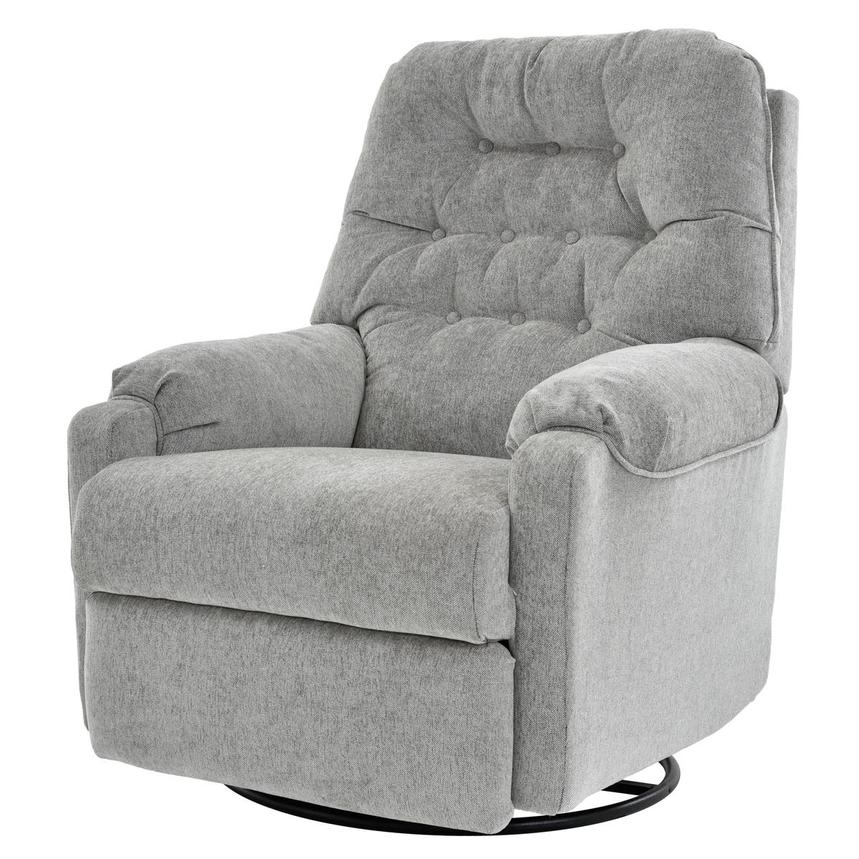 Sondra Gray Swivel Rocker Recliner El Dorado Furniture