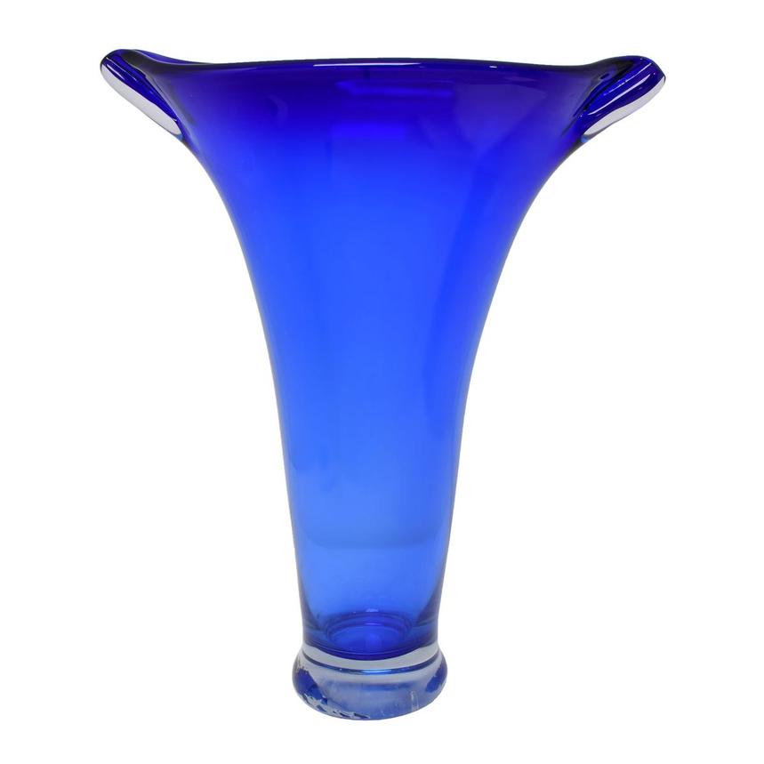 Cobalt Large Glass Vase El Dorado Furniture