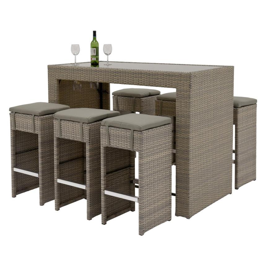 Neilina Brown 7Piece Patio Set El Dorado Furniture