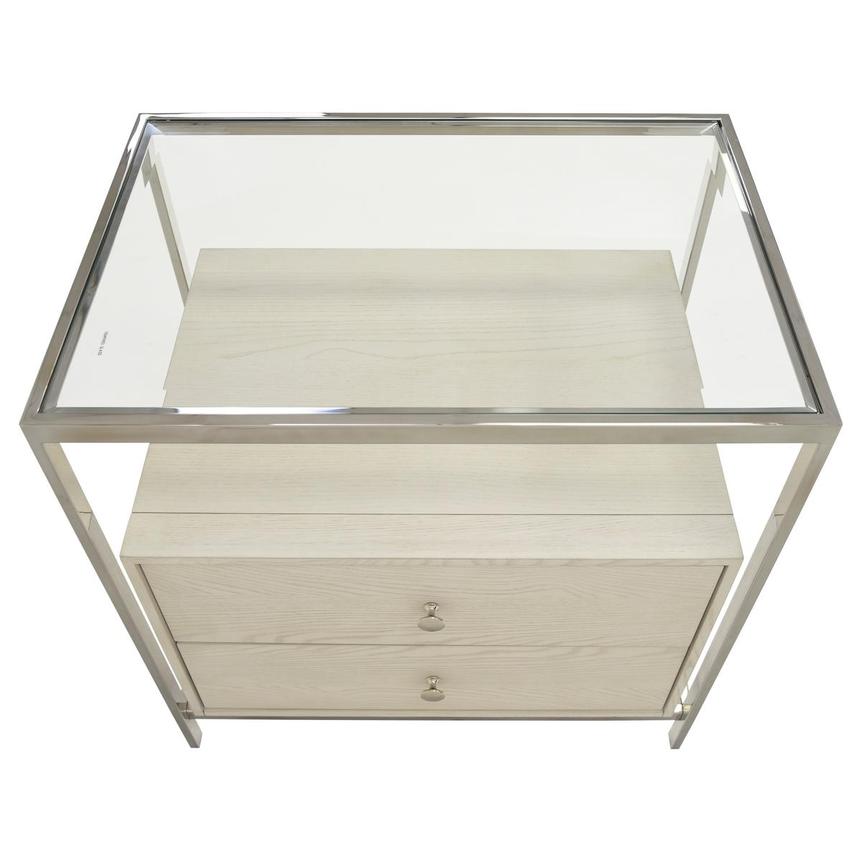 Paradox Nightstand w/Glass Top El Dorado Furniture