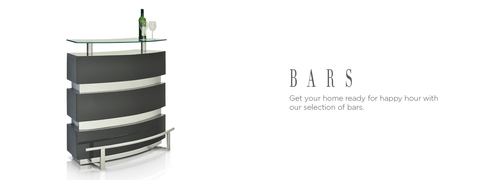 Bars. Get your home ready for happy hour with our selection of bars.