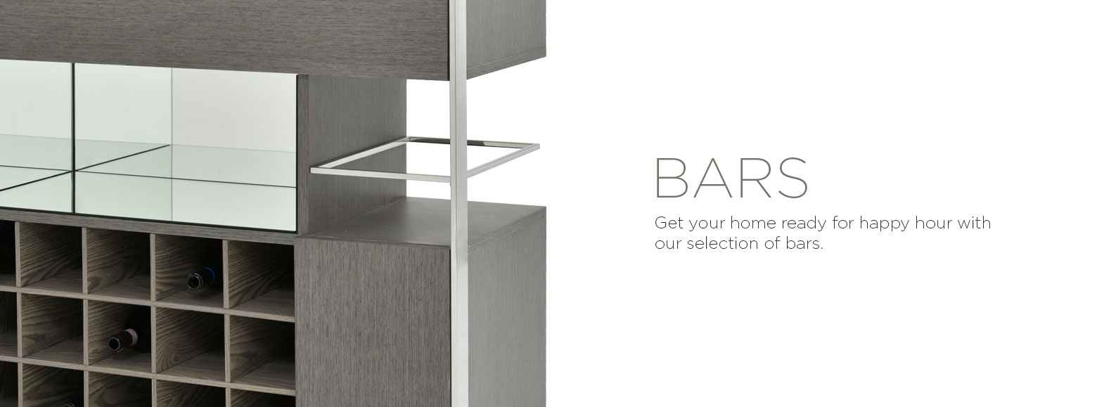 Bars. Get your home ready for happy hour with our selection of bars.