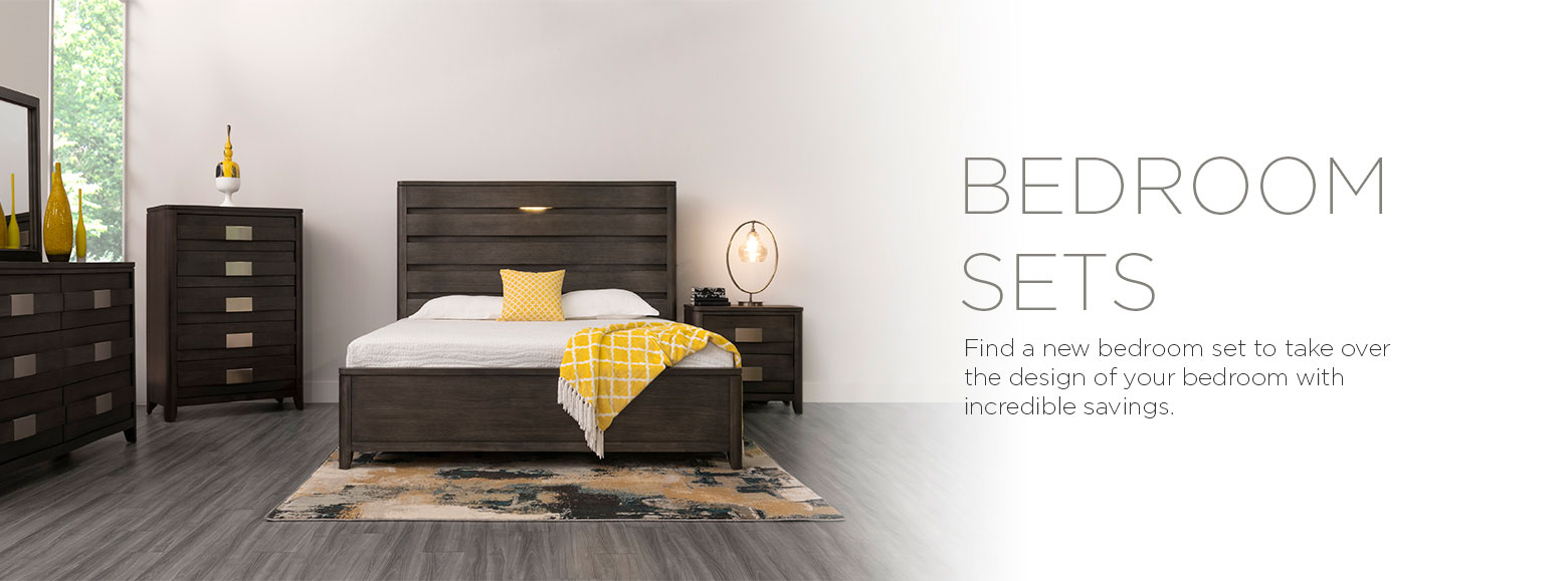 Bedroom sets. Find a new bedroom set to take over the design of your bedroom with incredible savings.