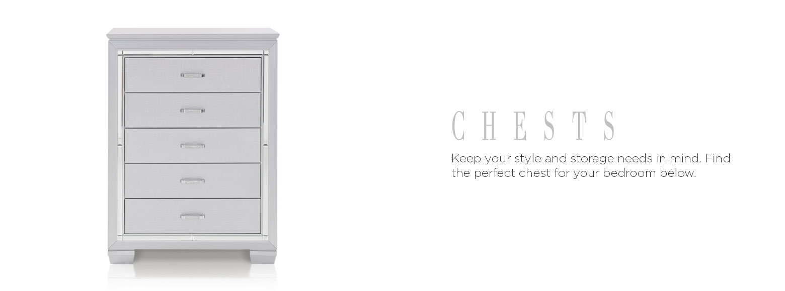 Chests. Keep your style and storage needs in mind. Find the perfect chest for your bedroom below.