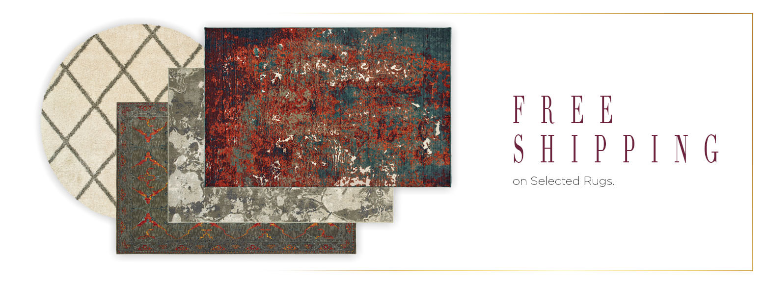 Free Shipping on selected rugs.
