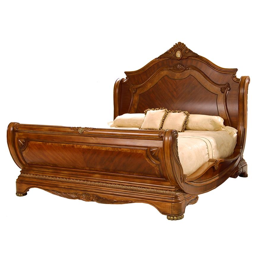 Cortina King Sleigh Bed  main image, 1 of 11 images.