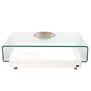 Clove I White Coffee Table w/Casters  alternate image, 3 of 6 images.