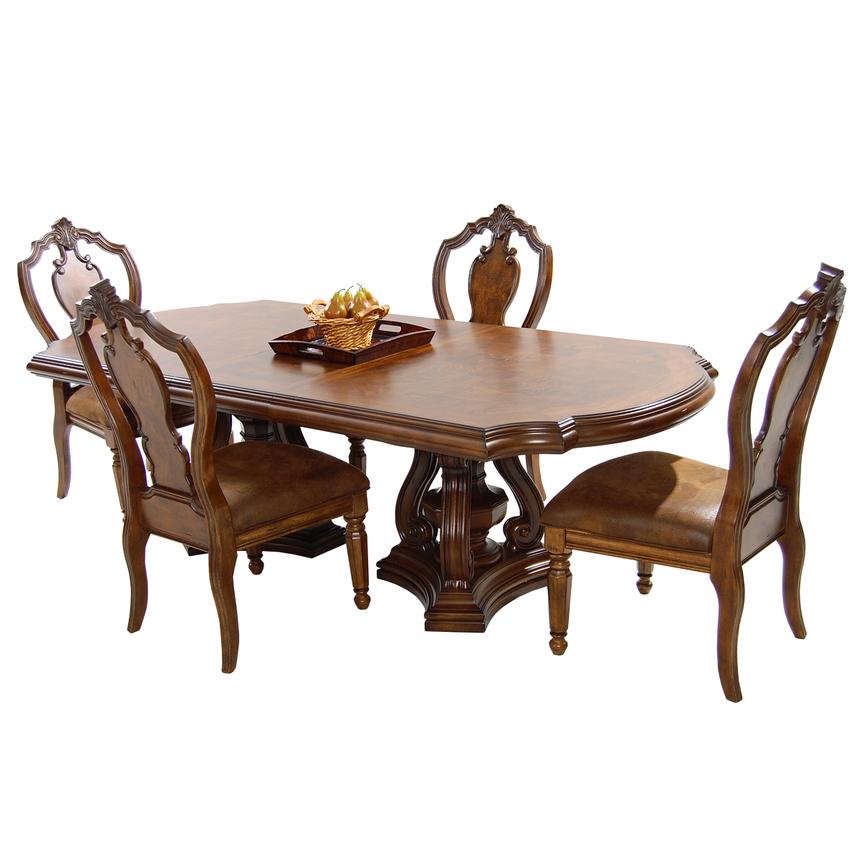 San Mateo 5 Piece Formal Dining Set El Dorado Furniture