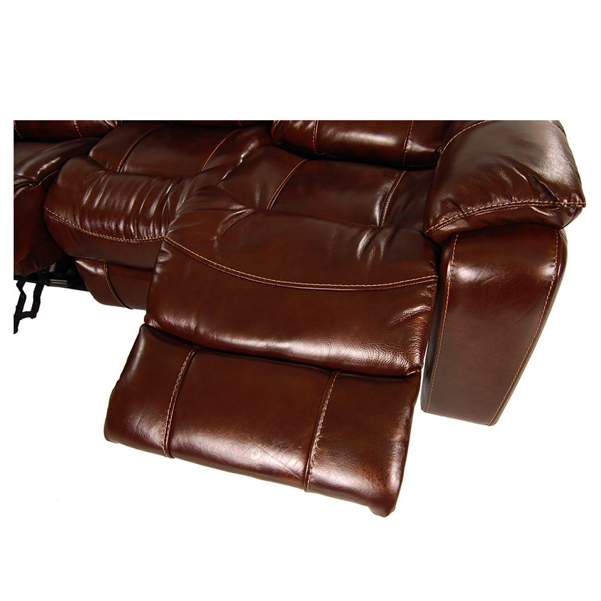 Hudson Power Motion Leather Recliner El Dorado Furniture