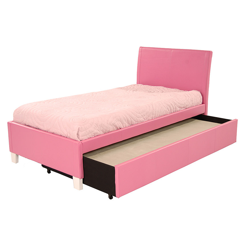 Tally Pink Twin Platform Bed El Dorado Furniture