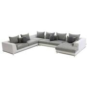 Hanna Sectional Sofa w/Right Chaise  main image, 1 of 7 images.