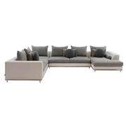 Hanna Sectional Sofa w/Right Chaise  alternate image, 5 of 9 images.