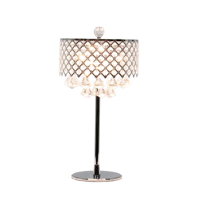 small table with lamp