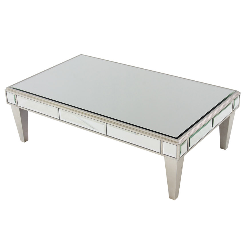 Johanna Mirrored Coffee Table | El Dorado Furniture