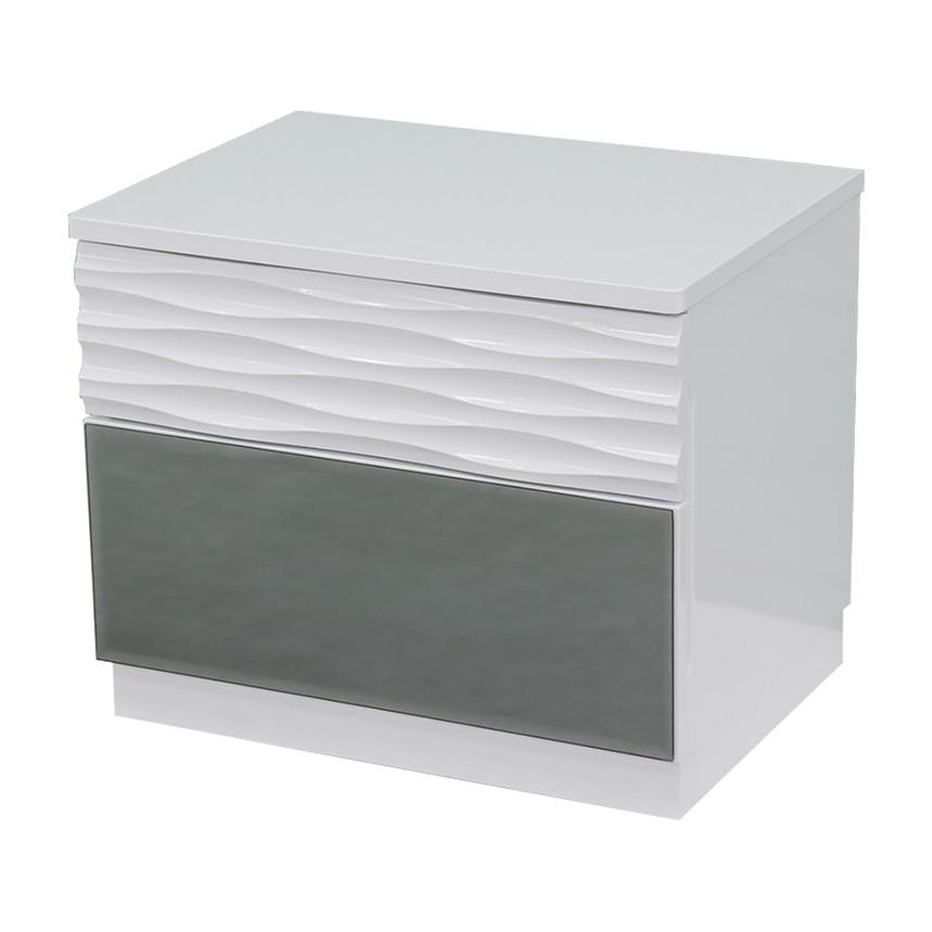 Manhattan White Nightstand alternate image, 3 of 6 images.
