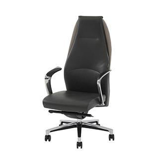 Prector Black White Leather Desk Chair El Dorado Furniture