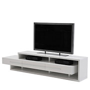 Avanti White TV Stand  main image, 1 of 6 images.