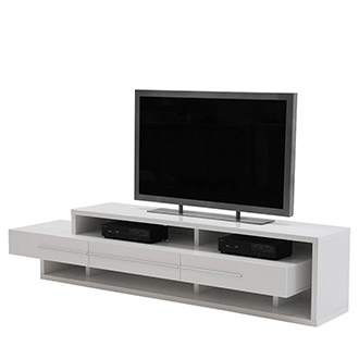 Avanti White TV Stand