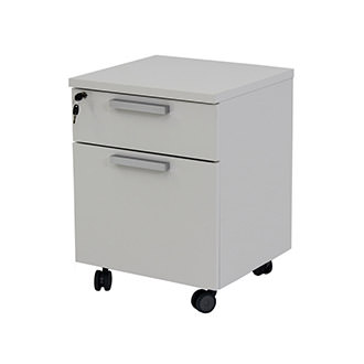 Vitra Gray Rolling File Cabinet El Dorado Furniture