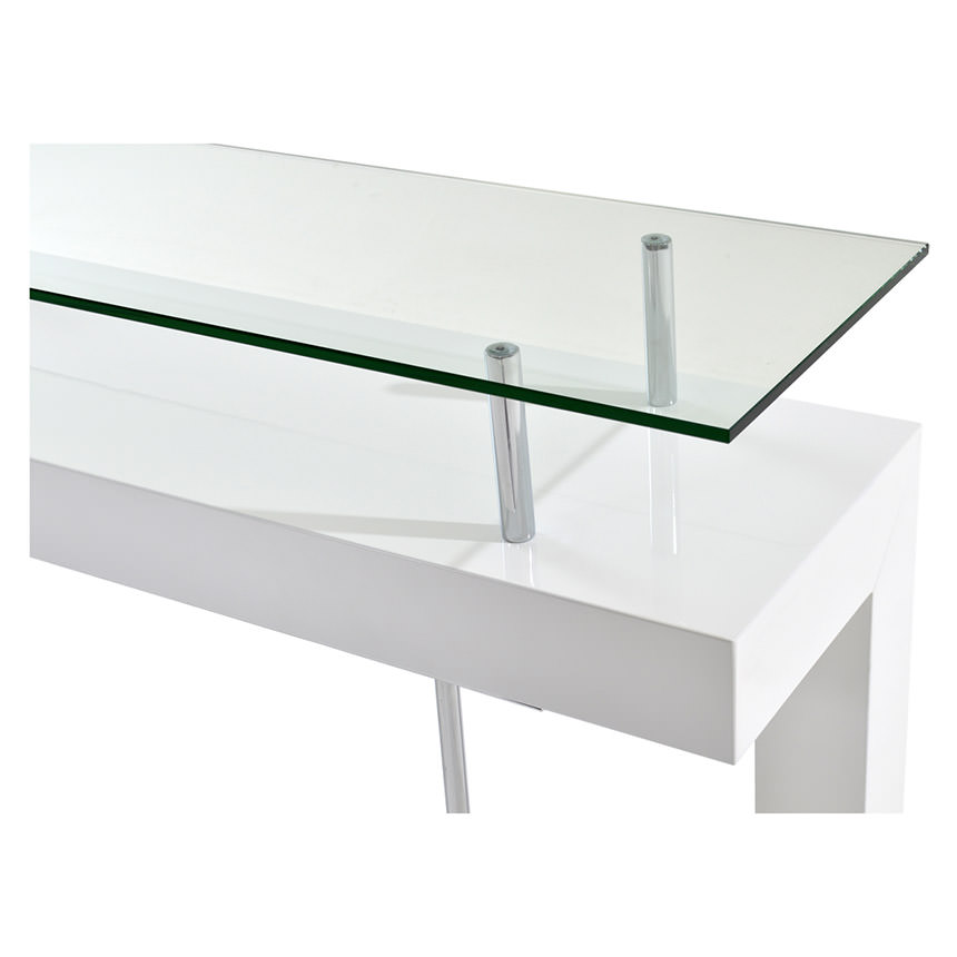 Galilea White Console Table  alternate image, 3 of 3 images.