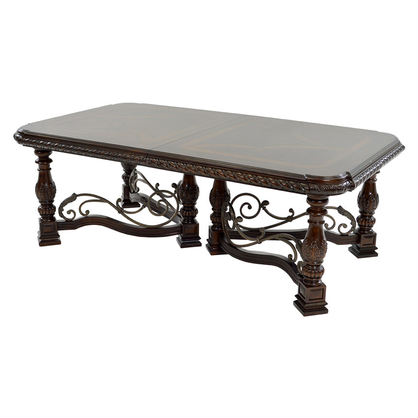 Opulent Extendable Dining Table  main image, 1 of 7 images.