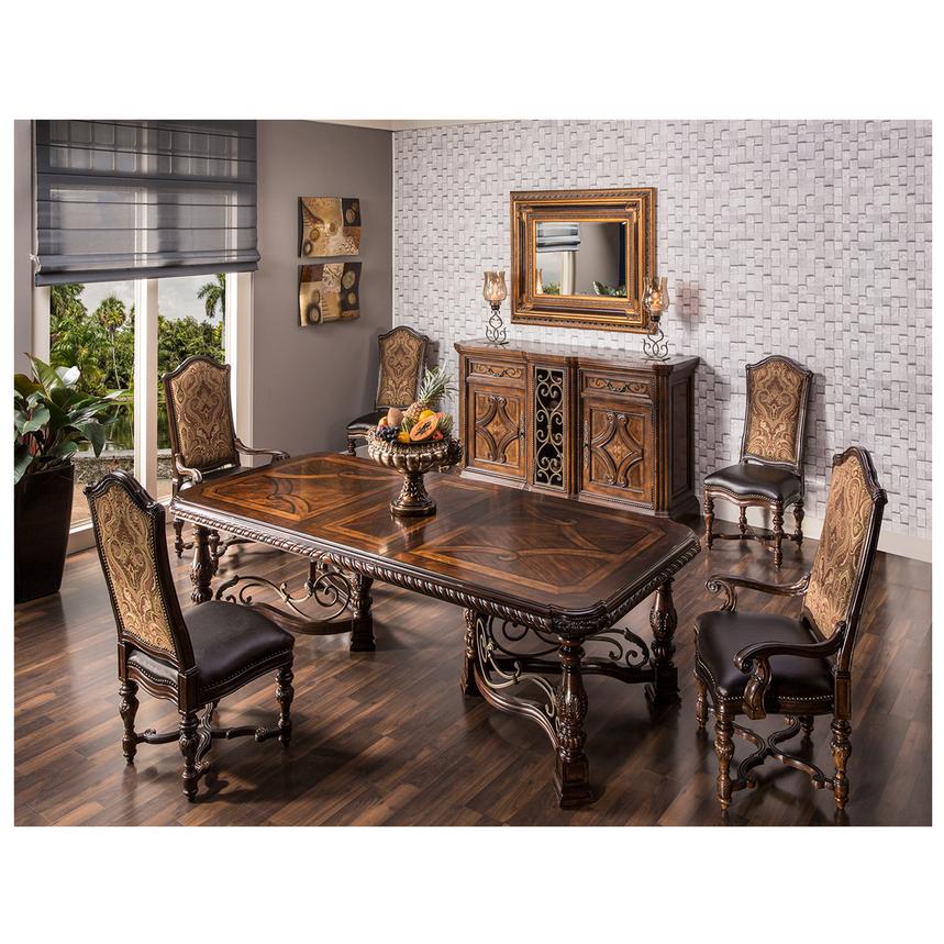opulent extendable dining table