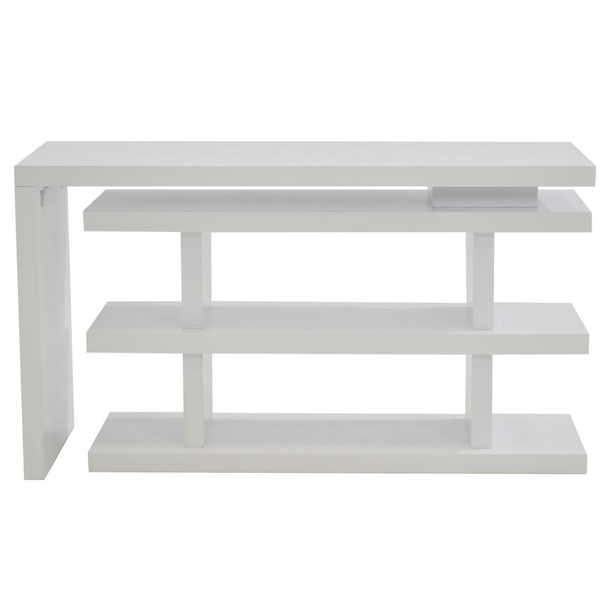 Jax White LShaped Desk El Dorado Furniture