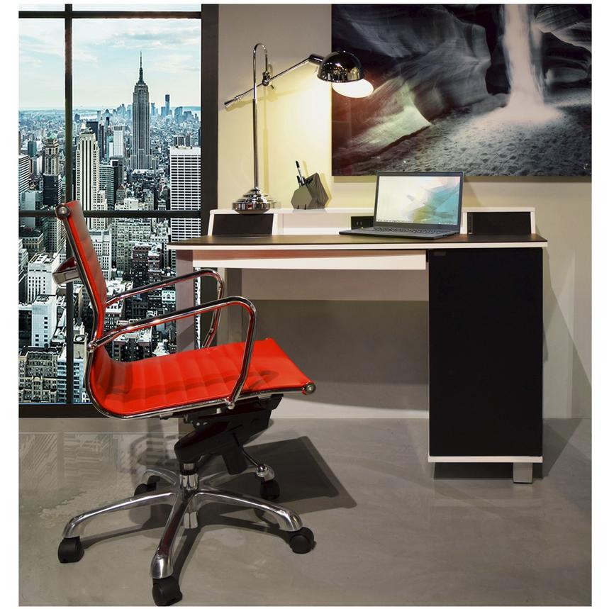 Watson Red Low Back Desk Chair