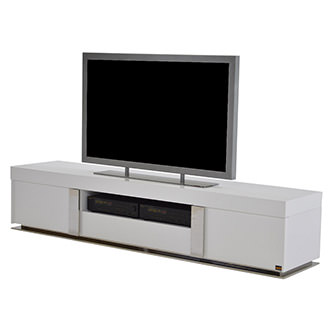 Grand Night White Gloss TV Stand