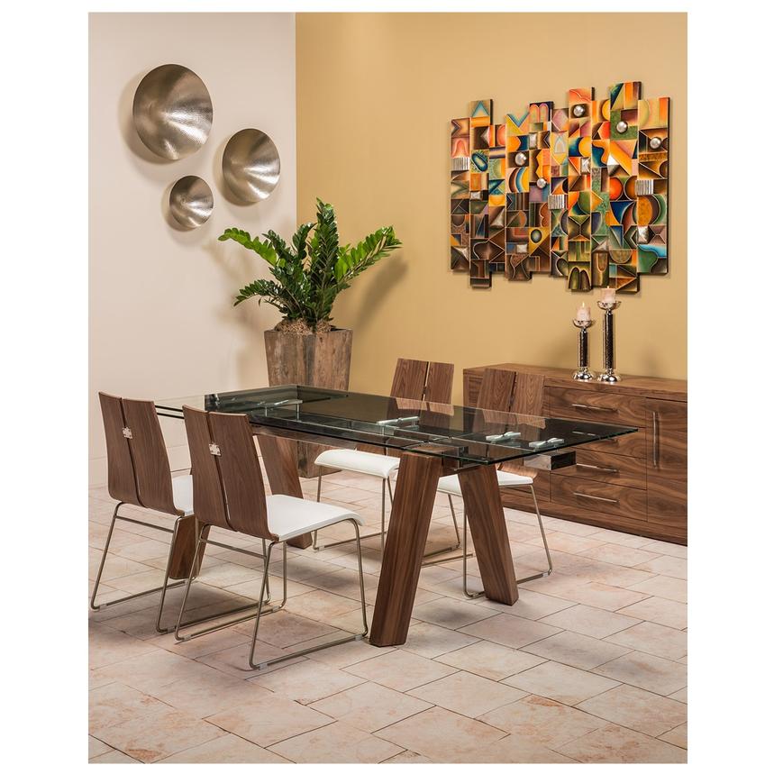 Valencia Brown Extendable Dining Table El Dorado Furniture Valencia Brown Extendable Dining Table Alternate Image 2 Of 8 Images