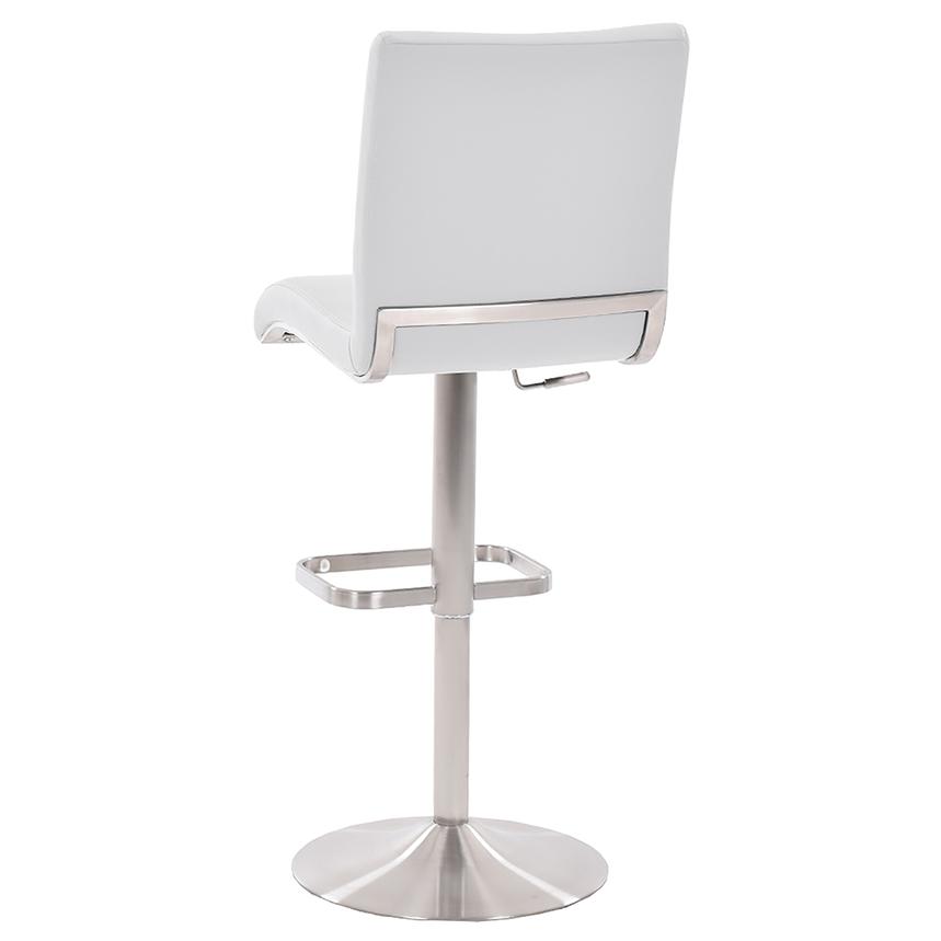 Fogo White Adjustable Stool  alternate image, 5 of 9 images.