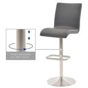 Fogo Gray Adjustable Stool  alternate image, 5 of 7 images.