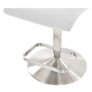 Fogo White Adjustable Stool  alternate image, 7 of 9 images.