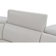 Bay Harbor Light Gray 4PC Leather Power Reclining Sectional w/Right Sleeper  alternate image, 4 of 8 images.