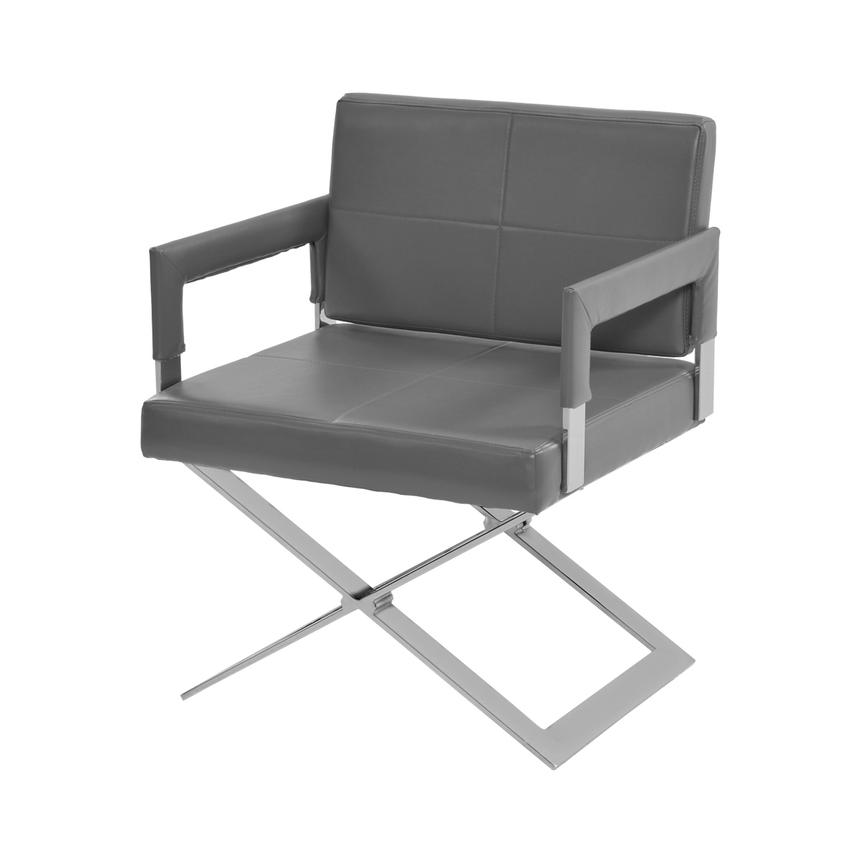 Dakota Gray Accent Chair El Dorado Furniture
