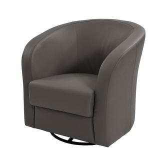 Delia Gray Swivel Accent Chair